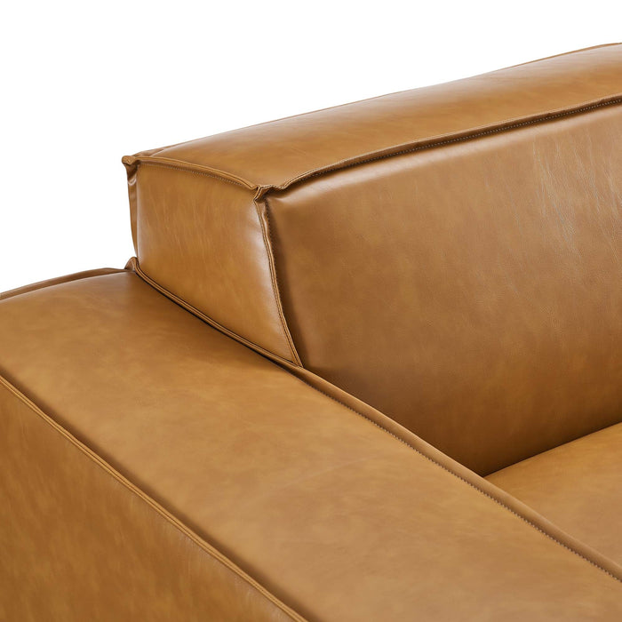 Restore Vegan Leather 4-Piece Sofa