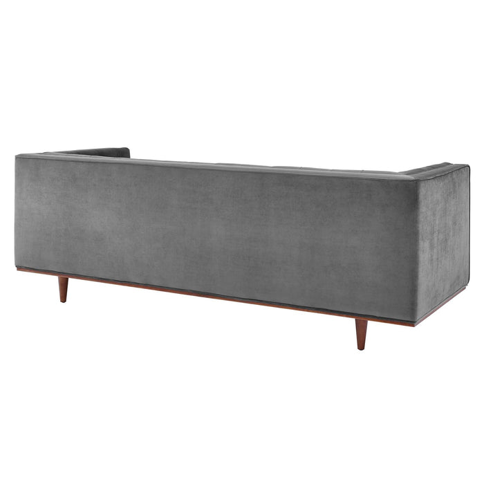 Elation Tufted Performance Velvet Sofa