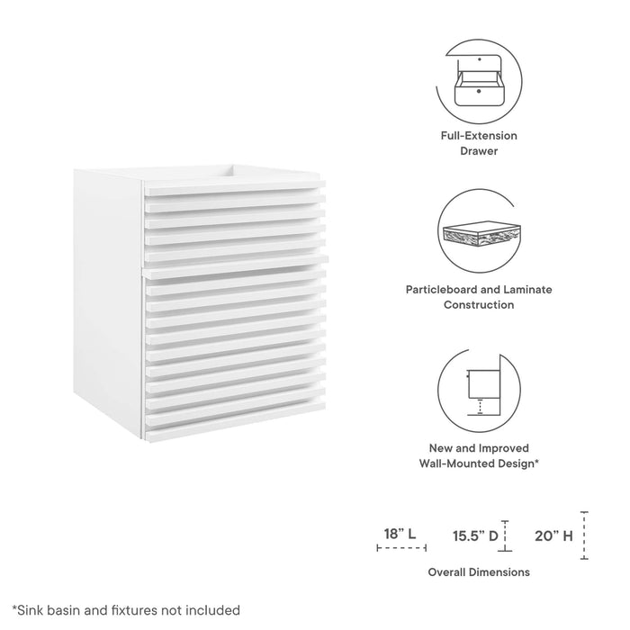 Render Wall-Mount Bathroom Cabinet Basin Not Included