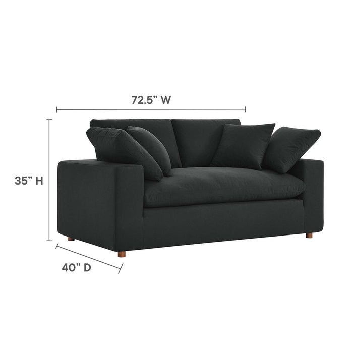 Commix Down Filled Overstuffed Loveseat