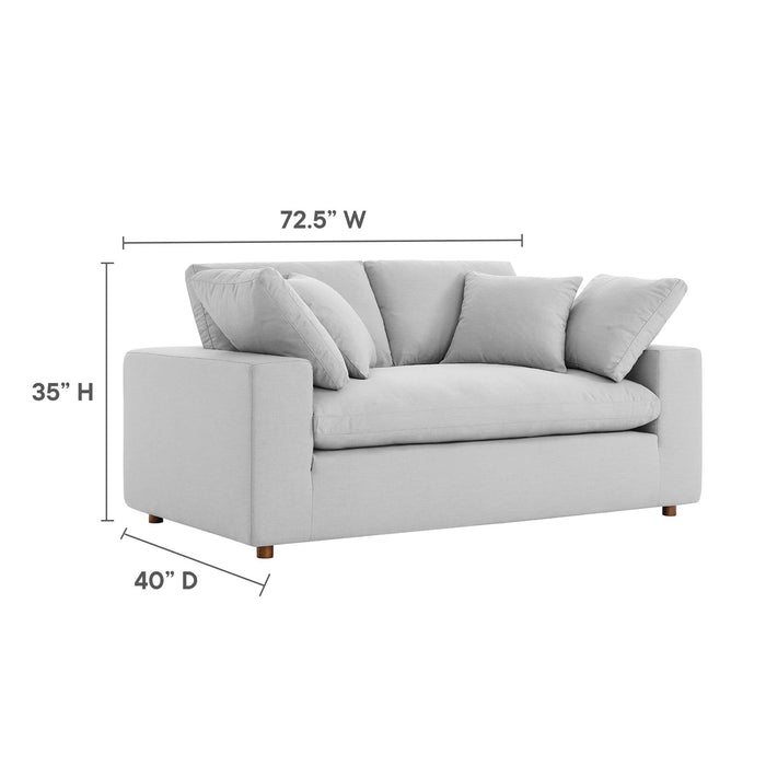 Commix Down Filled Overstuffed Loveseat