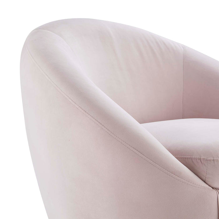 Buttercup Performance Velvet Swivel Chair