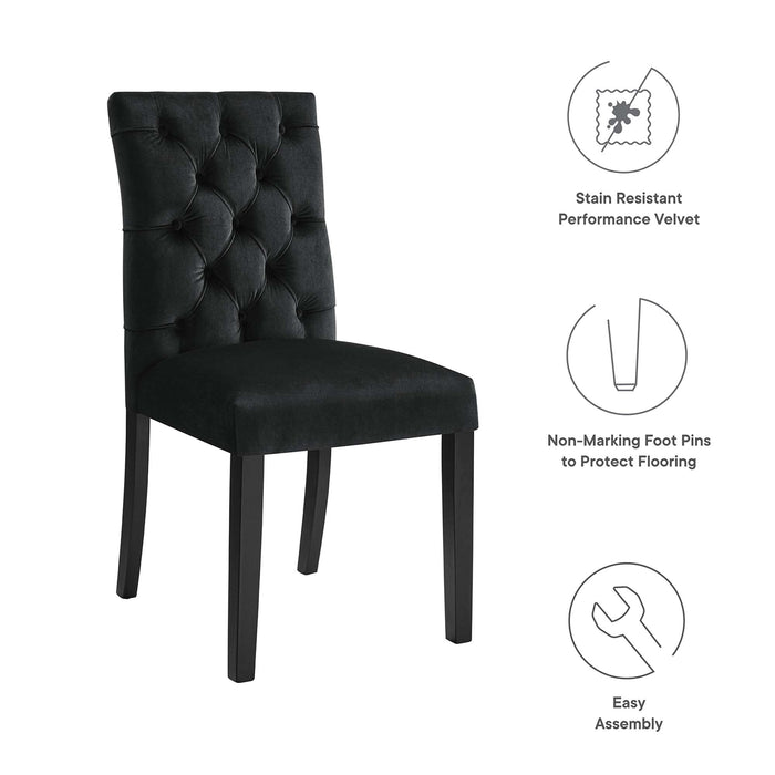 Duchess Performance Velvet Dining Chairs - Set of 2