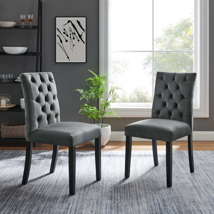 Duchess Performance Velvet Dining Chairs - Set of 2