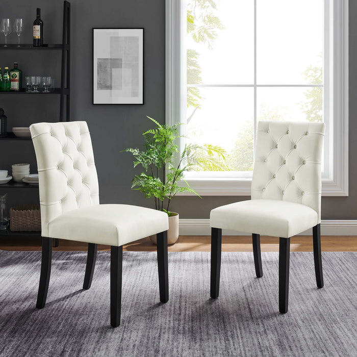 Duchess Performance Velvet Dining Chairs - Set of 2