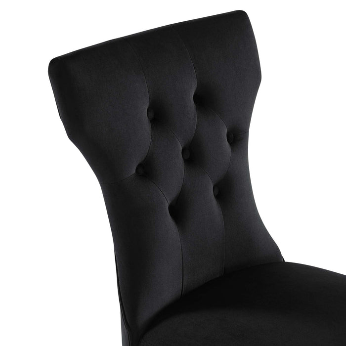 Silhouette Performance Velvet Dining Chairs - Set of 2