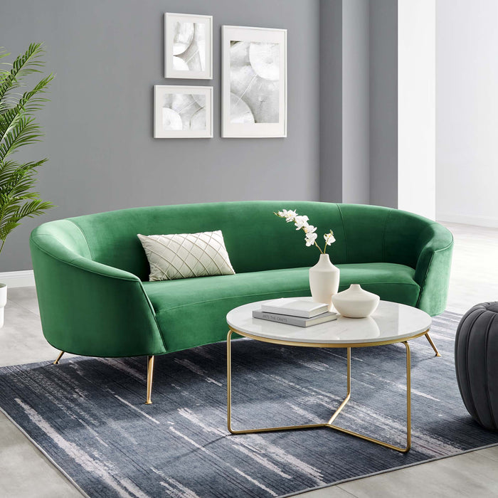 Marchesa Upholstered Performance Velvet Sofa