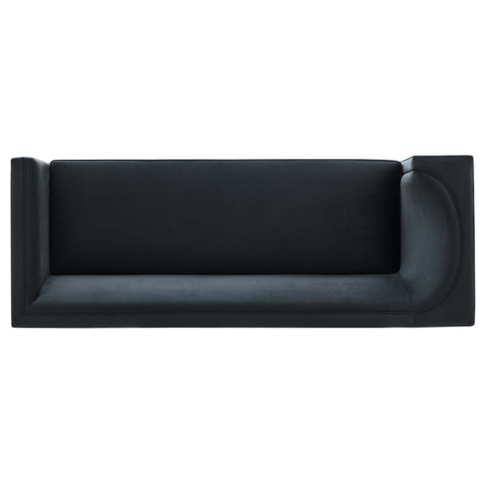 Eminence Upholstered Performance Velvet Sofa