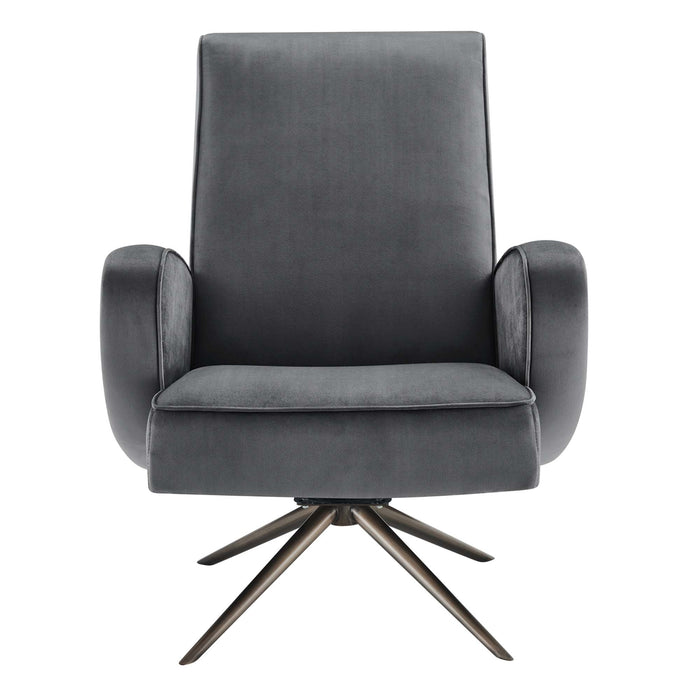 Superior Performance Velvet Swivel Chair