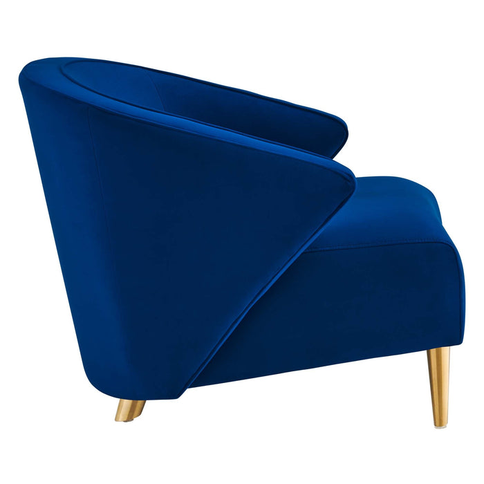 Odyssey Performance Velvet Armchair