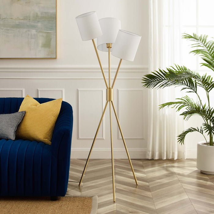 Alexa 3-Light Floor Lamp