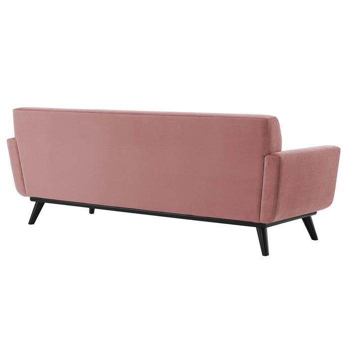 Engage Channel Tufted Performance Velvet Sofa