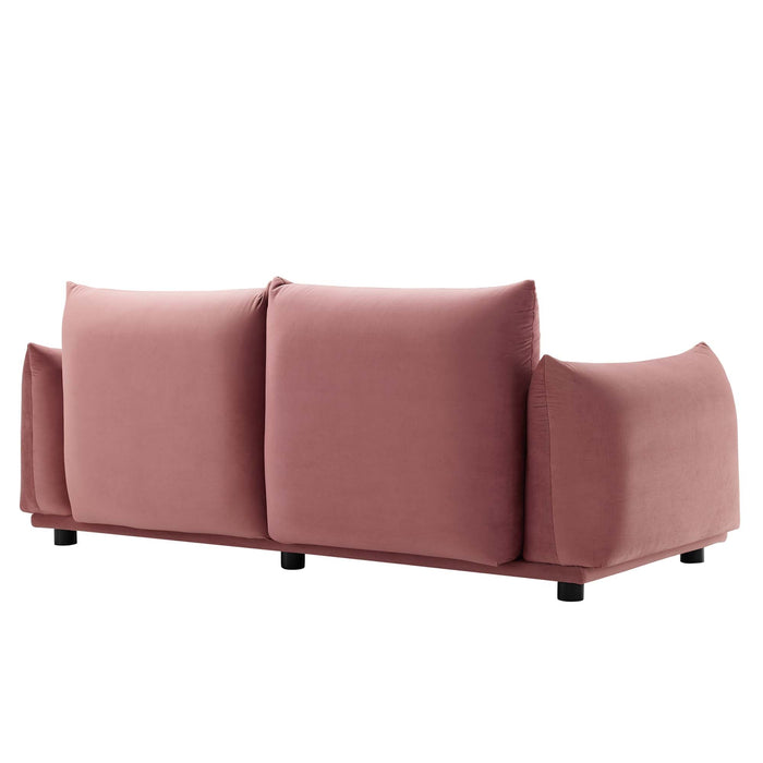 Copious Performance Velvet Loveseat