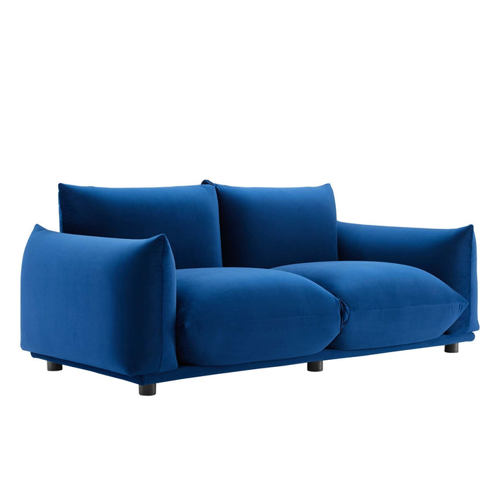 Copious Performance Velvet Loveseat