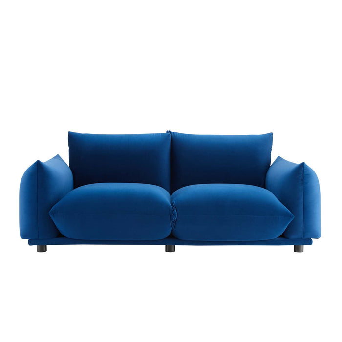 Copious Performance Velvet Loveseat