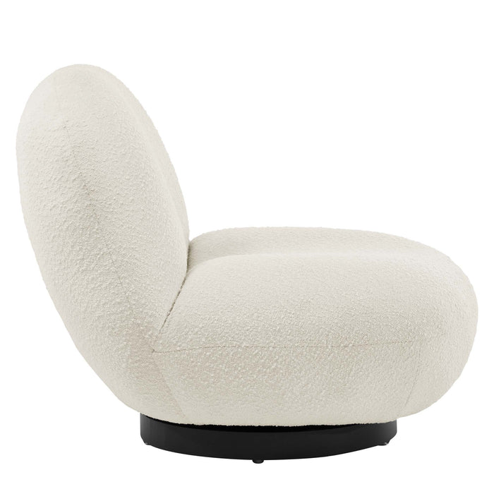 Kindred Boucle Upholstered Swivel Chair