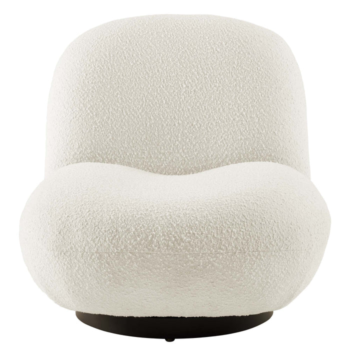 Kindred Boucle Upholstered Swivel Chair