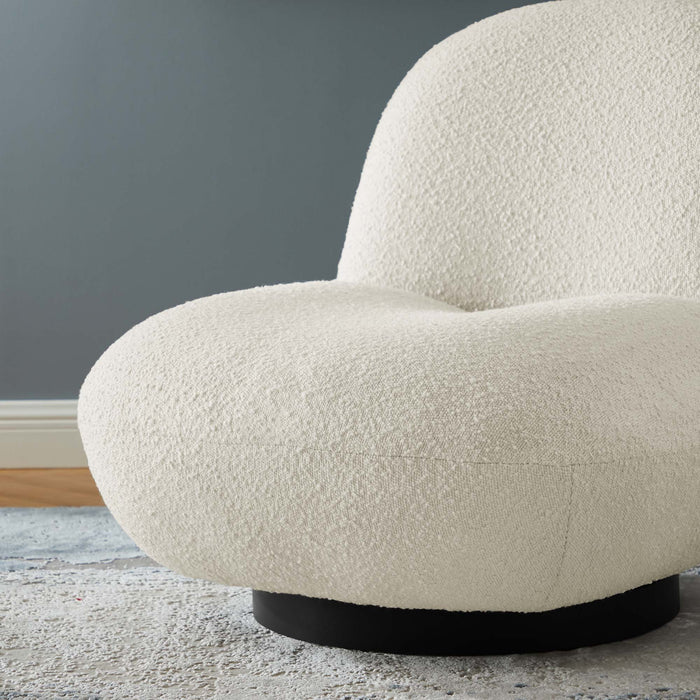 Kindred Boucle Upholstered Swivel Chair