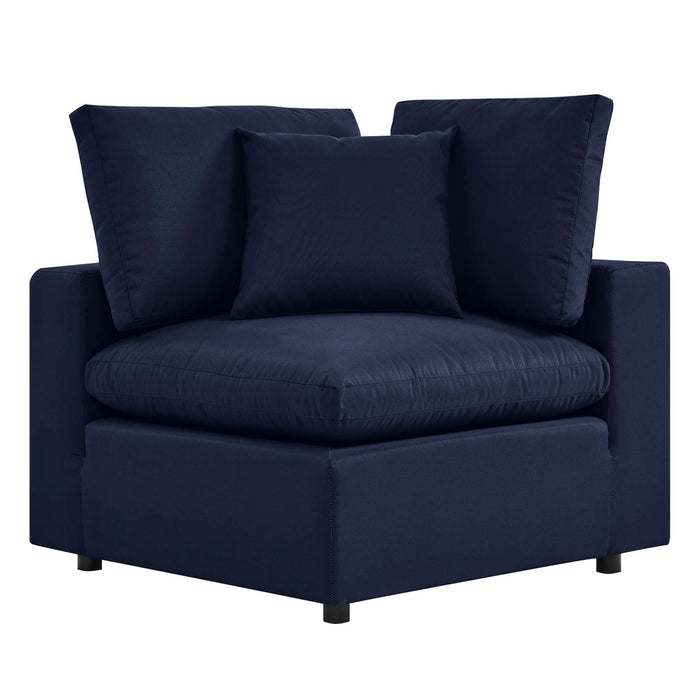 Commix Overstuffed Outdoor Patio Loveseat