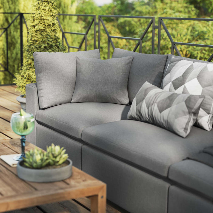 Commix Overstuffed Outdoor Patio Sofa