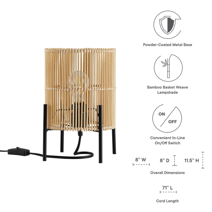 Casen Bamboo Table Lamp