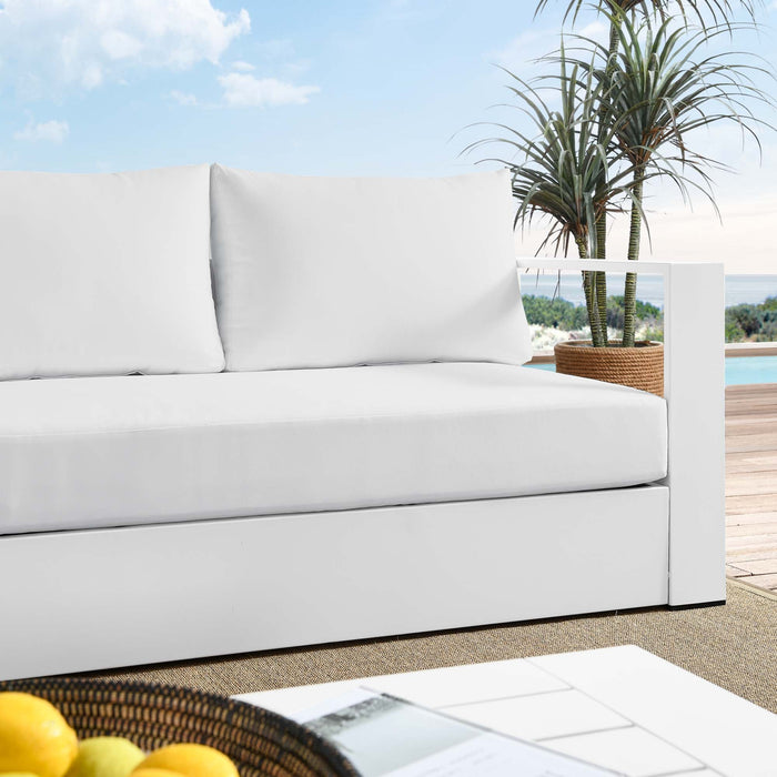 Tahoe Outdoor Patio Powder-Coated Aluminum Sofa