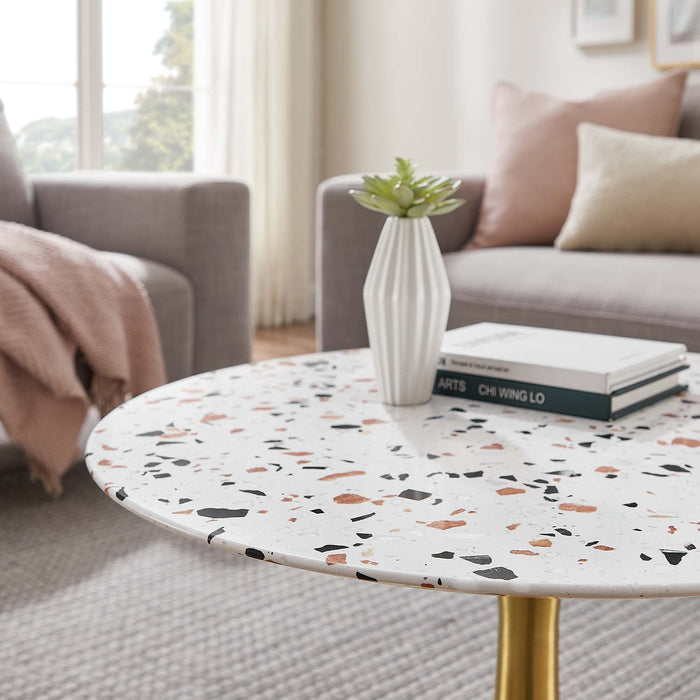 Lippa Round Terrazzo Coffee Table