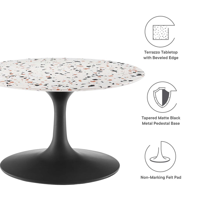 Lippa Round Terrazzo Coffee Table