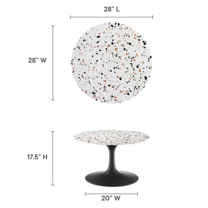 Lippa Round Terrazzo Coffee Table