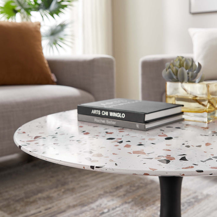 Lippa Round Terrazzo Coffee Table