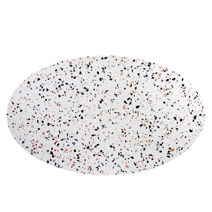 Lippa Oval Terrazzo Dining Table