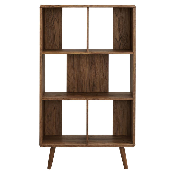 Transmit 5 Shelf Wood Grain Bookcase