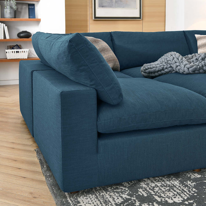 Commix Down Filled Overstuffed 6-Piece Sectional Sofa