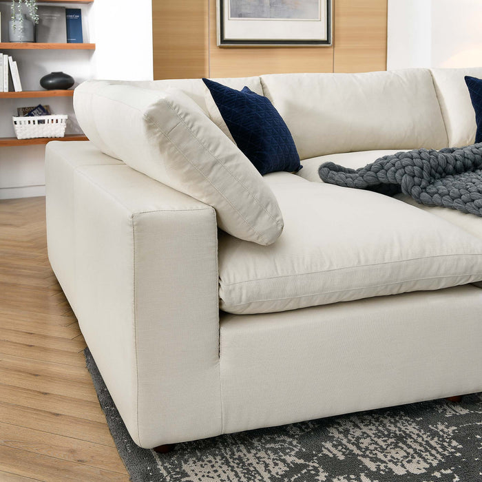 Commix Down Filled Overstuffed 6-Piece Sectional Sofa