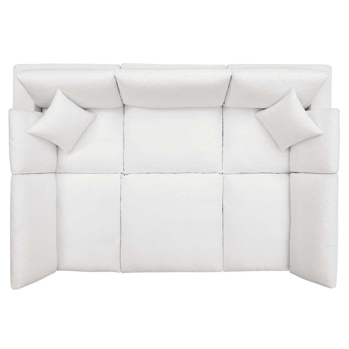 Commix Down Filled Overstuffed 6-Piece Sectional Sofa