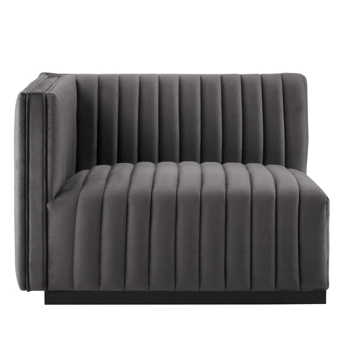 Conjure Channel Tufted Performance Velvet Loveseat