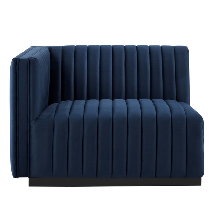 Conjure Channel Tufted Performance Velvet Loveseat