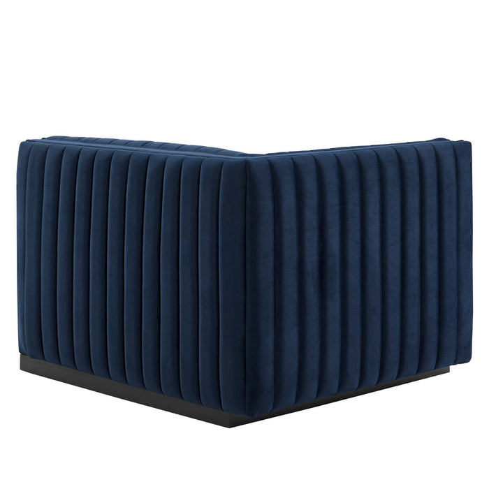 Conjure Channel Tufted Performance Velvet Loveseat