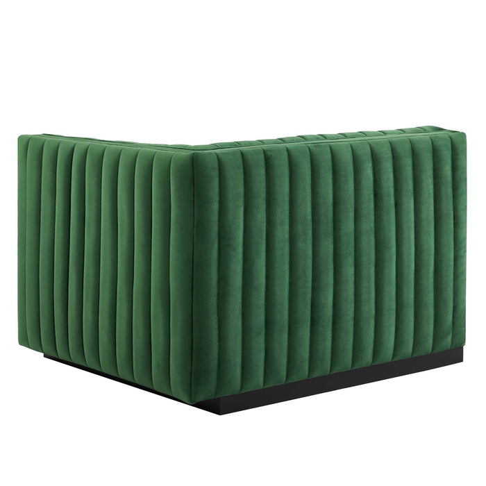 Conjure Channel Tufted Performance Velvet Sofa