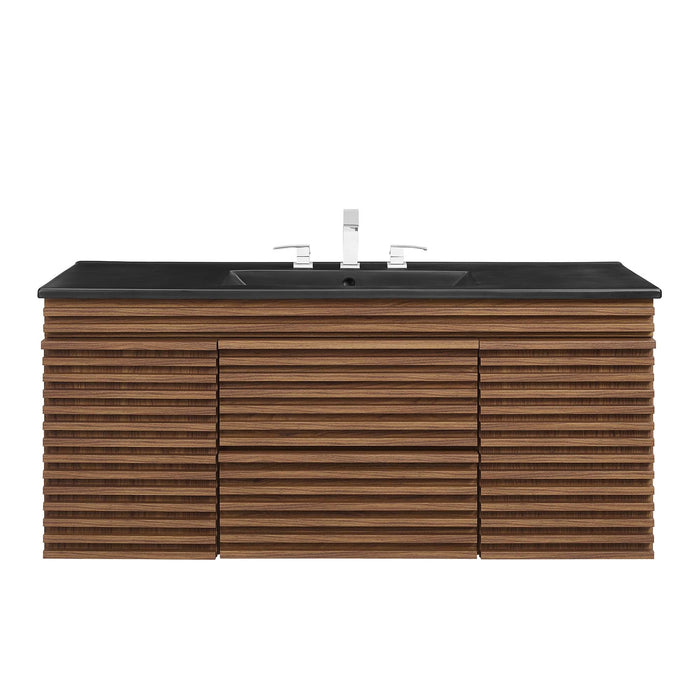 Render 48" Wall-Mount Bathroom Vanity Basin Included