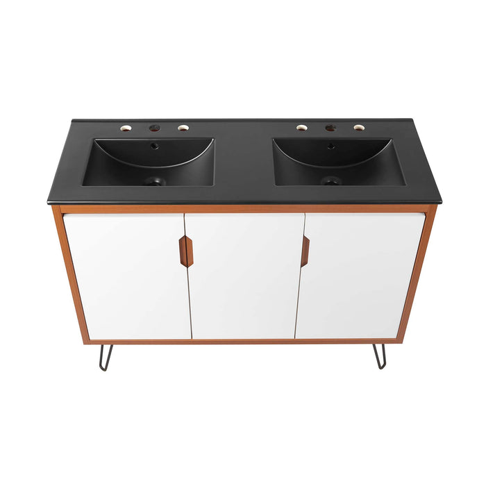 Energize 48" Double Sink Bathroom Vanity