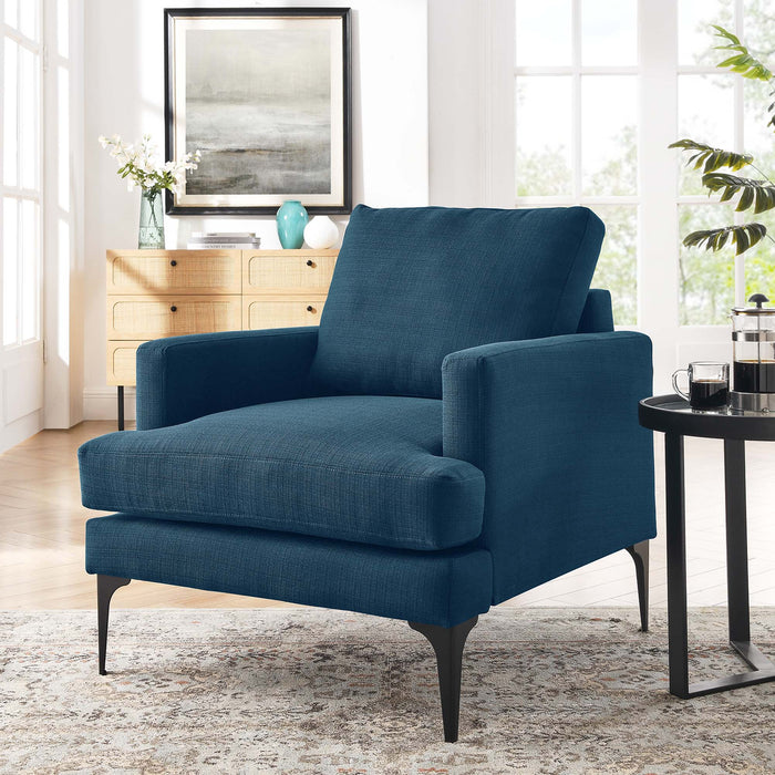 Evermore Upholstered Fabric Armchair