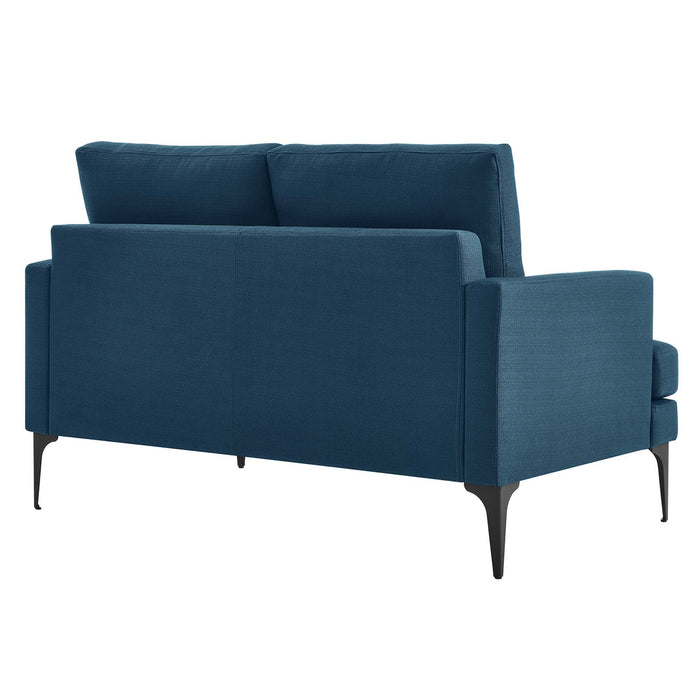 Evermore Upholstered Fabric Loveseat