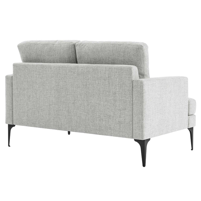 Evermore Upholstered Fabric Loveseat