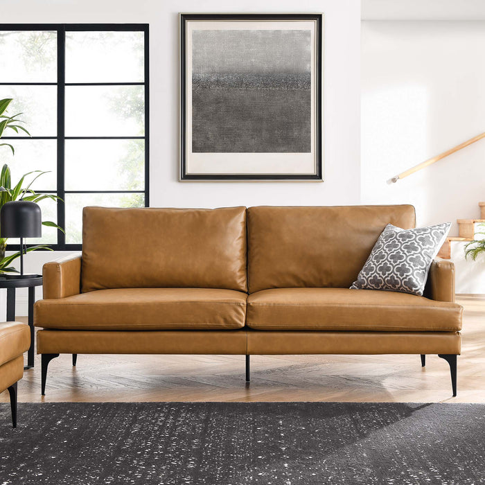 Evermore Vegan Leather Sofa