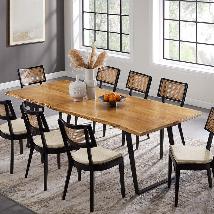 Viggo 96" Live Edge Acacia Wood Acacia Wood Dining Table