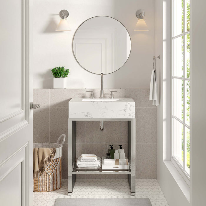 Gridiron Bathroom Vanity Basin Included