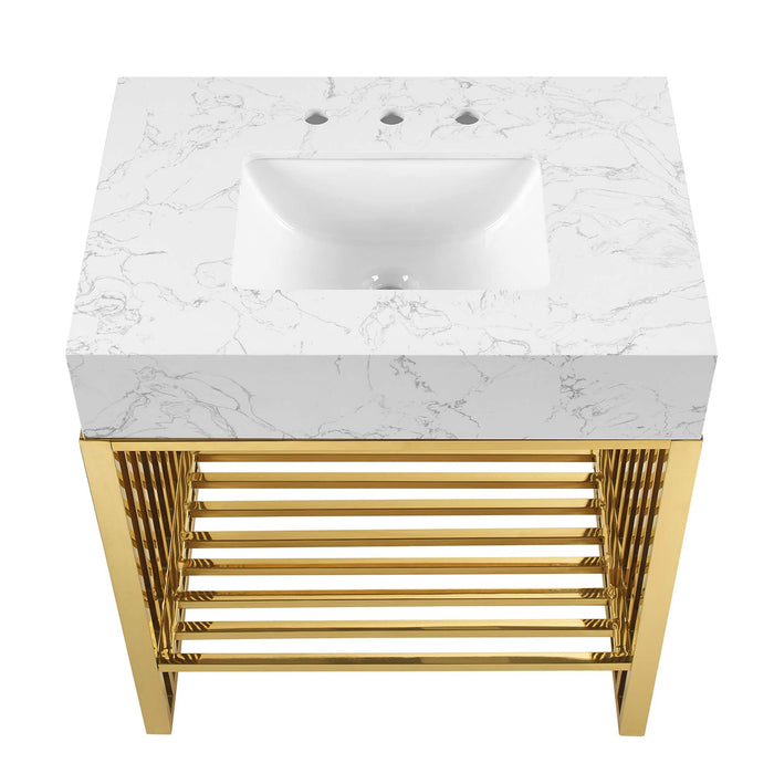 Gridiron Bathroom Vanity Basin Included