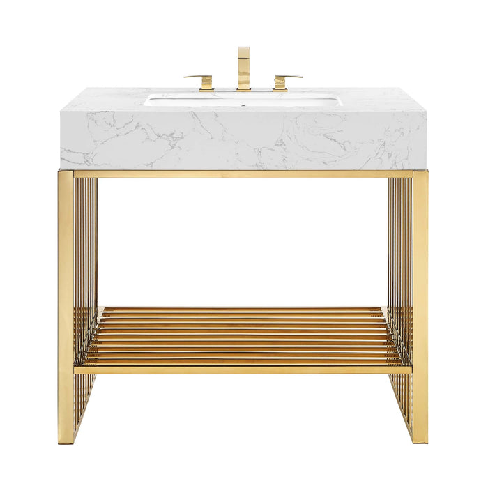 Gridiron Bathroom Vanity Basin Included