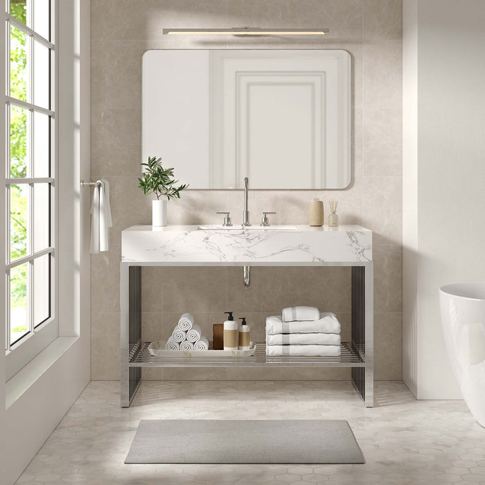 Gridiron Bathroom Vanity Basin Included